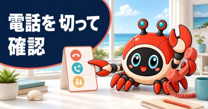 AI音声詐欺から家族を守るには？「切る・かけ直す・横に確認」の事前ルールの要点を表すWORK EDITサムネイル