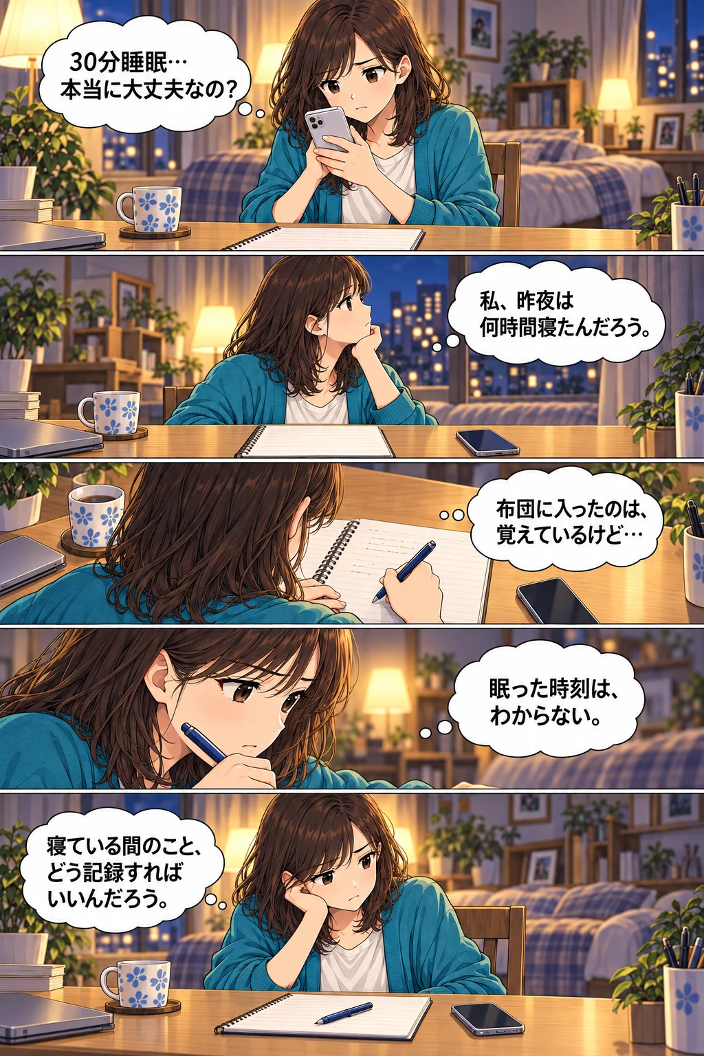 自分の睡眠を知りたい。でも、記録で何が分かる?:全3ページの1ページ目。画像を押すと拡大できます。