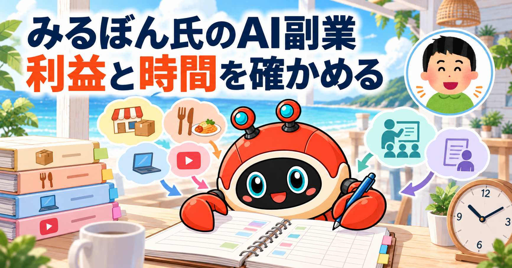 みるぼん氏のAI副業を分析:複数事業の月商と、AIで増えた利益を分ける