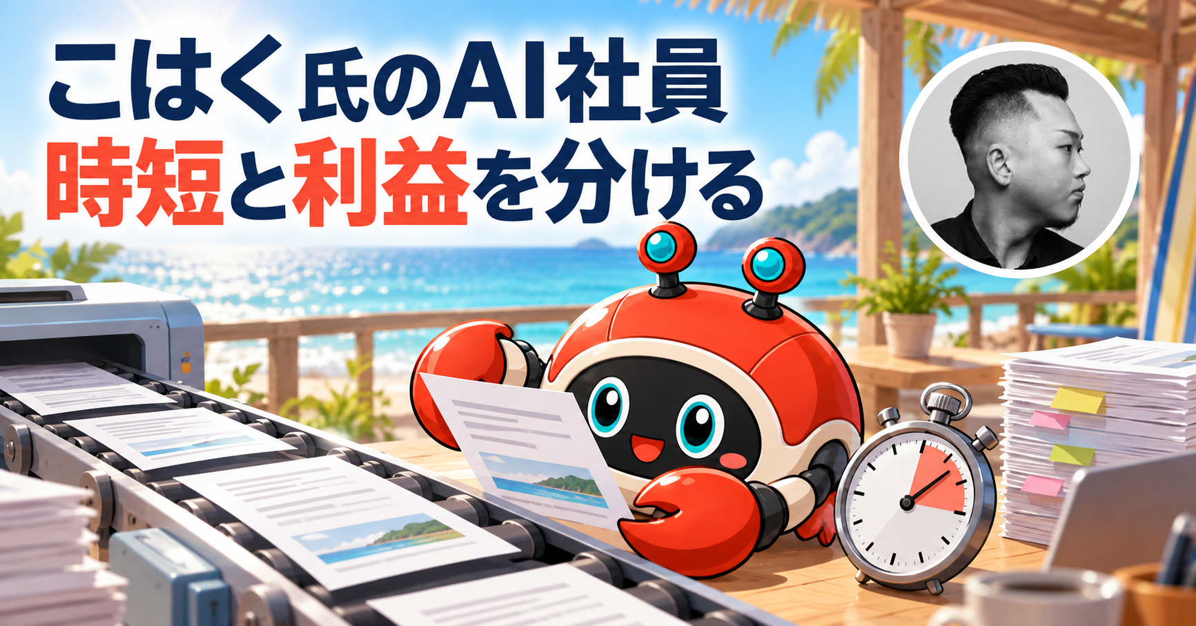 こはく氏のAI社員を分析:記事が速く作れることと、利益が増えることの間