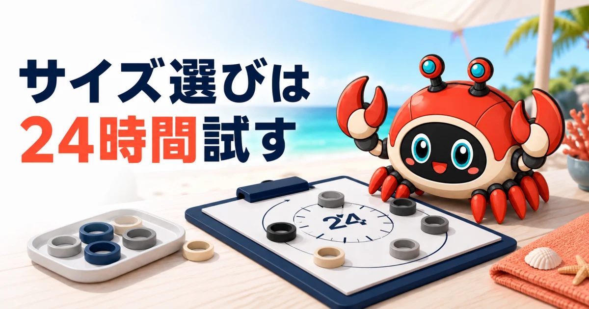 RingConnのサイズ選びで失敗しない｜サイジングキットを24時間試す手順