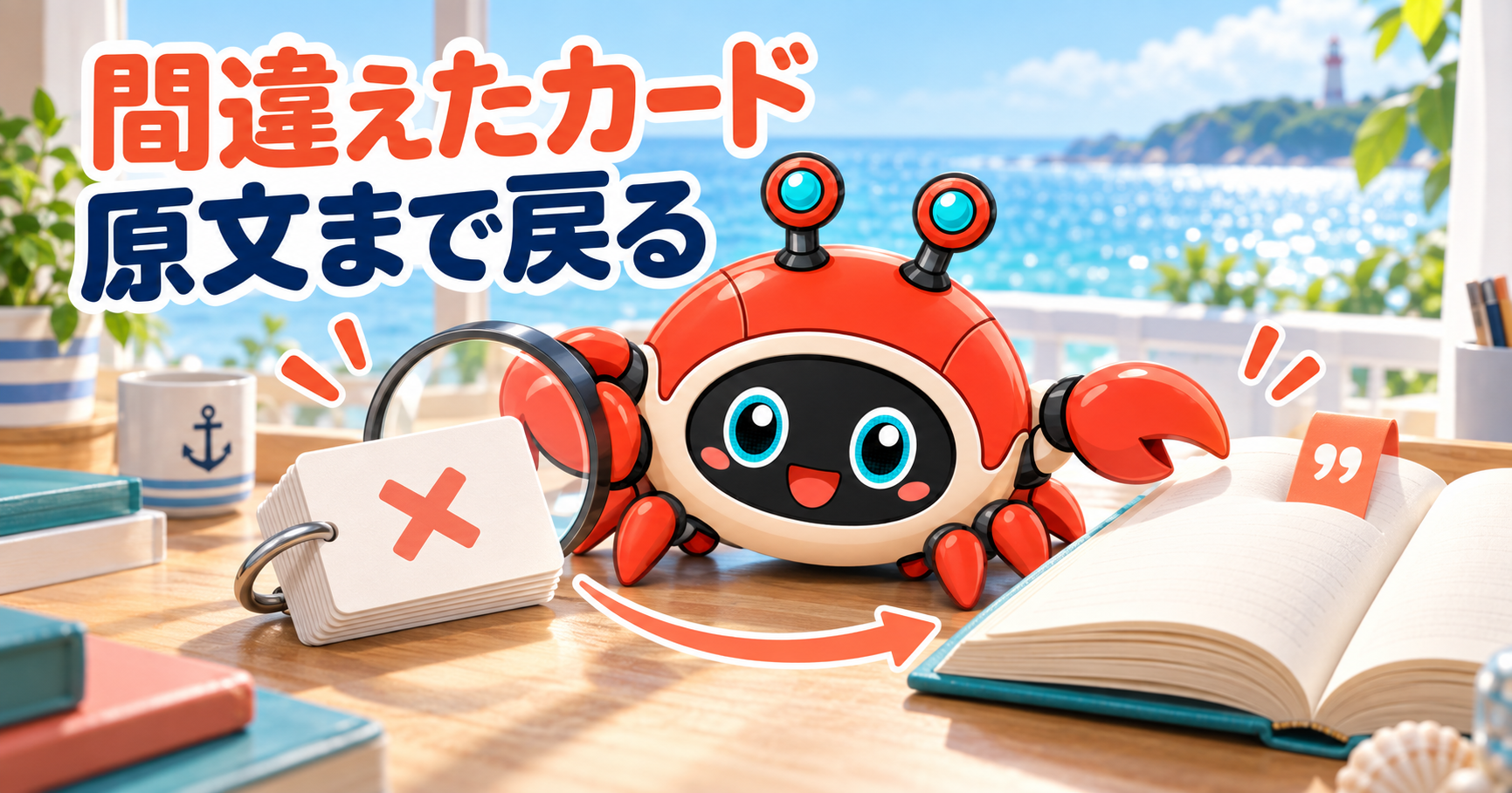 Gemini Notebookの間違えたカードをどう復習する?説明・出典・原文確認の3段階